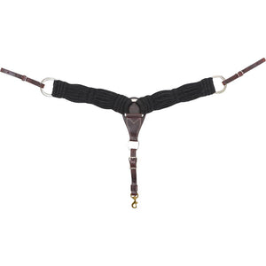 Martin Saddlery Colored Mohair Breast Collar Tack - Breast Collars Martin Saddlery Black  