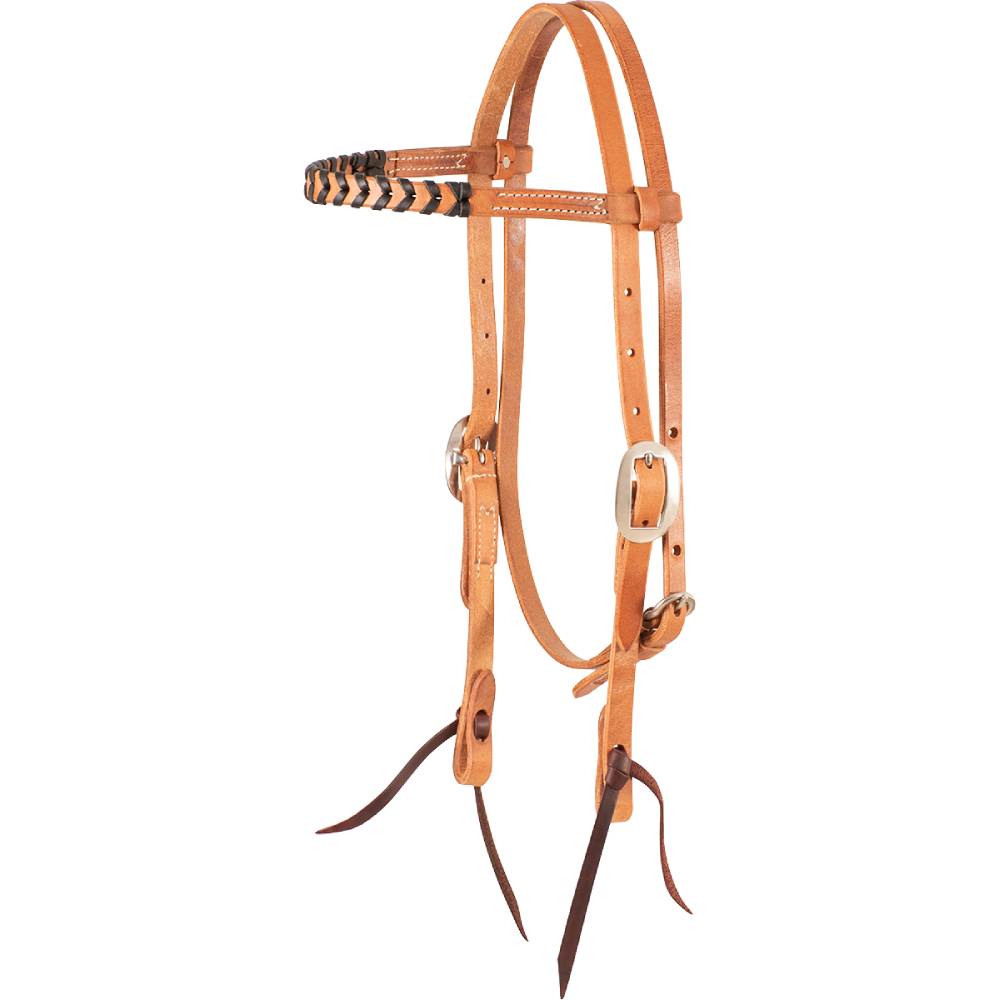 Martin Saddlery Colored Lace Browband Headstall Tack - Headstalls Martin Saddlery Black Lace  