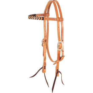 Martin Saddlery Colored Lace Browband Headstall Tack - Headstalls Martin Saddlery Black Lace  