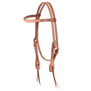 Martin Saddlery Roughout Browband Headstall Tack - Headstalls Martin Saddlery Natural Roughout  
