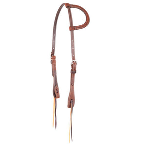 Martin Saddlery Roughout One Ear Headstall Tack - Headstalls Martin Saddlery Chestnut Roughout  