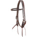 Martin Saddlery Stitched Gag Browband Headstall Tack - Headstalls Martin Saddlery Chocolate  