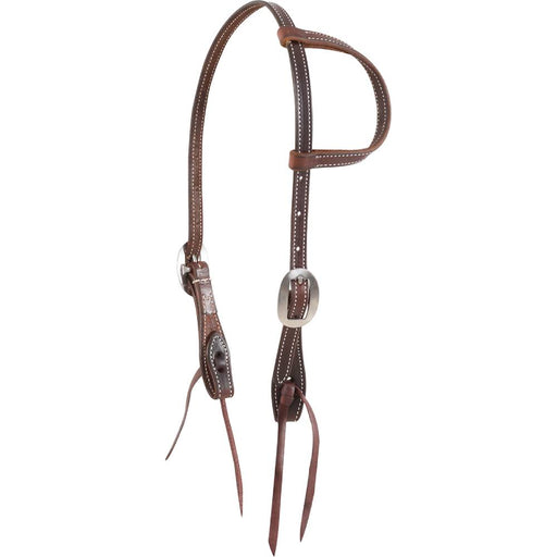 Martin Saddlery Stitched Gag One Ear Headstall Tack - Headstalls Martin Saddlery Chocolate  