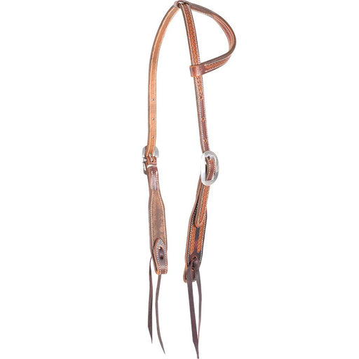 Martin Saddlery Rope Border One Ear Headstall Tack - Headstalls Martin Saddlery   