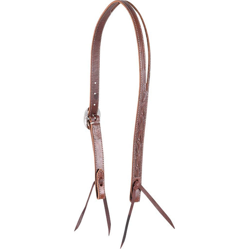 Martin Saddlery Floral Ranahan Split Ear Headstall Tack - Headstalls Martin Saddlery Chocolate  