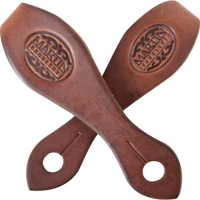 Martin Saddlery Skirting Leather Slobber Straps Tack - Reins Martin Saddlery Chocolate Skirting
