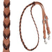 Martin Saddlery Laced Harness Barrel Rein Tack - Reins Martin Saddlery 3/4" Chocolate 