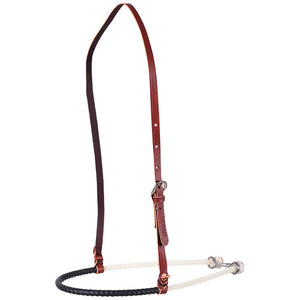 Martin Saddlery Single Rope Noseband With Shrink Tube Cover Tack - Nosebands & Tie Downs Martin Saddlery Black  