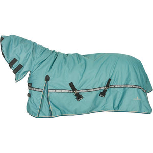 Classic Equine 10K Cross Trainer Hooded Winter Blanket Tack - Blankets & Sheets Classic Equine Small Turquoise 