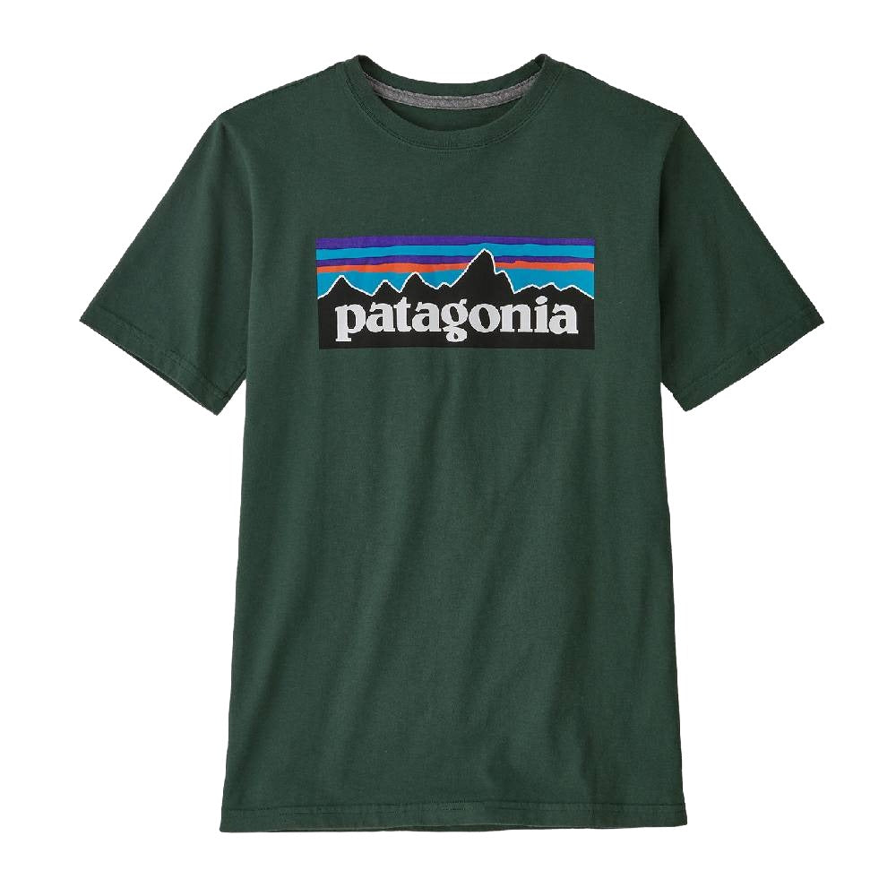 Patagonia Kid's Organic P-6 Logo Tee - FINAL SALE KIDS - Boys - Clothing - T-Shirts & Tank Tops Patagonia   