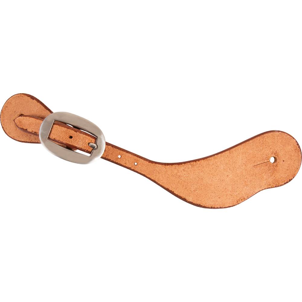 Martin Saddlery Roughout Cowboy Spur Straps Tack - Bits, Spurs & Curbs - Spur Straps Martin Saddlery Natural Roughout with Cart Buckle  