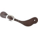Martin Saddlery Cowboy Spur Straps Tack - Spur Straps Martin Saddlery Chocolate Roughout with Cart Buckle  