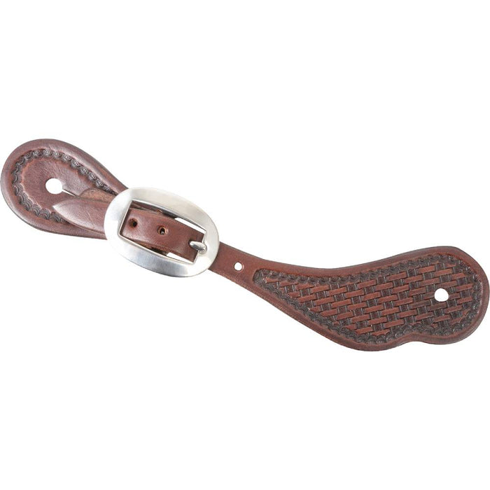 Martin Saddlery Cowboy Spur Strap Tack - Spur Straps Martin Saddlery Chocolate Medium