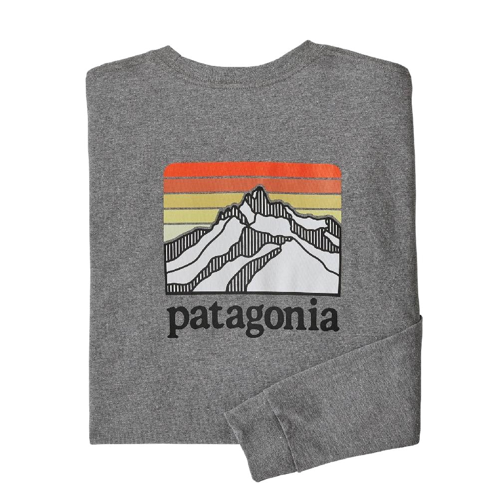 Patagonia Men's Line Logo Tee MEN - Clothing - Shirts - Long Sleeve Shirts Patagonia   