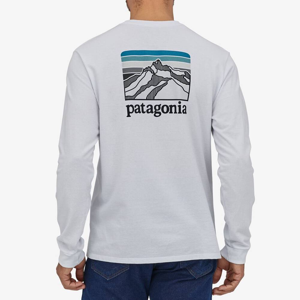 Patagonia Men's Line Logo Responsibili Tee MEN - Clothing - Shirts - Long Sleeve Shirts Patagonia   