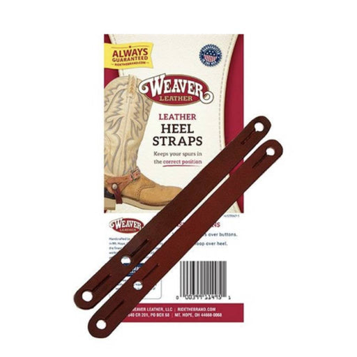 Weaver Latigo Leather Heel Straps Tack - Spur Straps Weaver