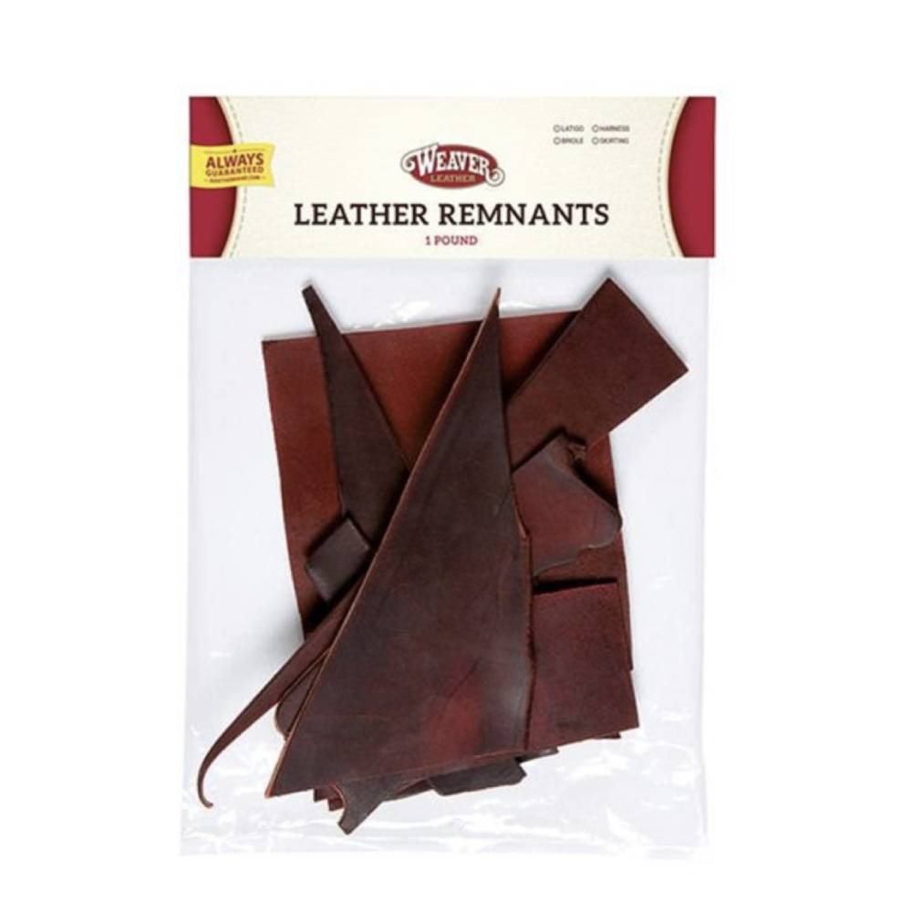 Weaver Leather - Leather Remnant Bag, Harness Leather, Russet