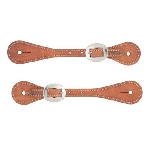 Weaver Youth Harness Leather Spur Straps Tack - Spur Straps Weaver