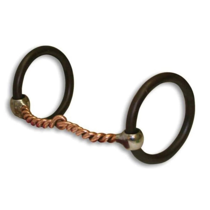 Professional's Choice Bob Avila Copper Twist Mouth Snaffle Bit Tack - Bits Professional's Choice