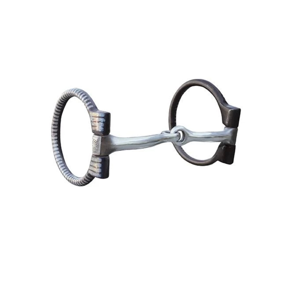 Professionals's Choice Bob Avila D-Ring Snaffle Bit With Silver Tack - Bits, Spurs & Curbs Professional's Choice   