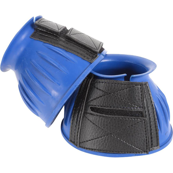 Cashel Rubber Bell Boots Tack - Leg Protection Cashel Blue M 