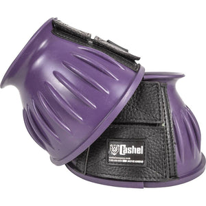 Cashel Rubber Bell Boots Tack - Leg Protection - Bell Boots Cashel Purple M 