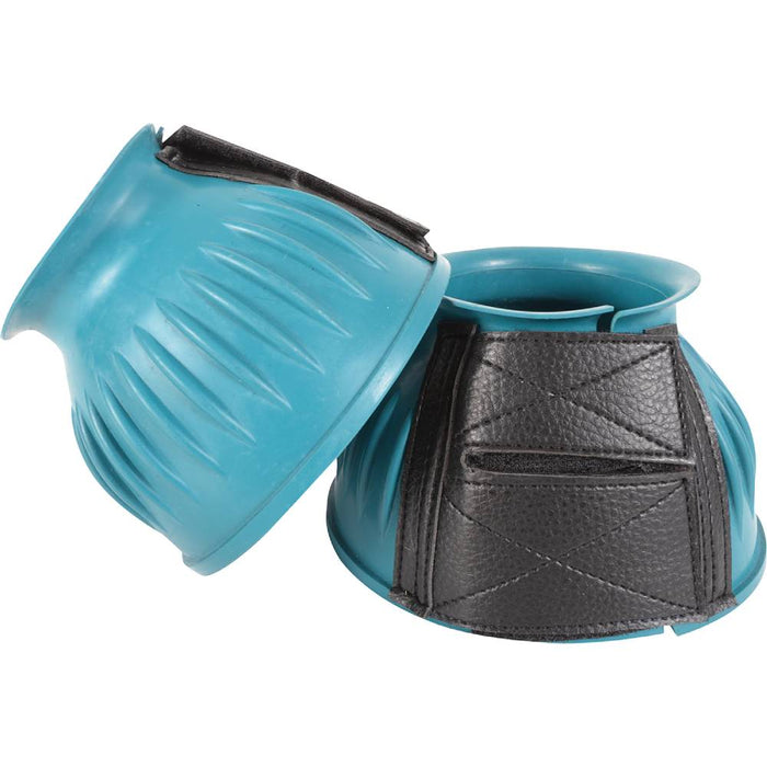 Cashel Rubber Bell Boots Tack - Leg Protection Cashel Teal M 