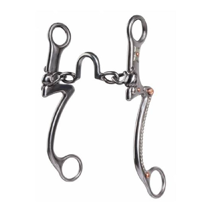Professional's Choice 7 Shank Silver Collection Tack - Bits Professional's Choice Ported Chain (1 1/2")  