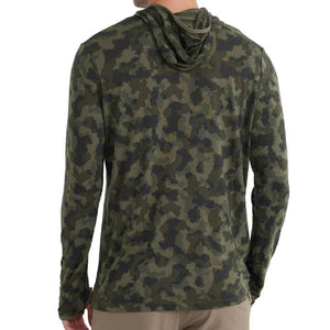 Free Fly Men's Bamboo Lightweight Hoody - Marshland Camo MEN - Clothing - Pullovers & Hoodies Free Fly Apparel   