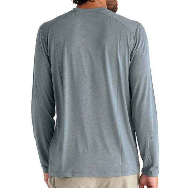 Free Fly Men's Bamboo Lightweight Long Sleeve Slate / XL