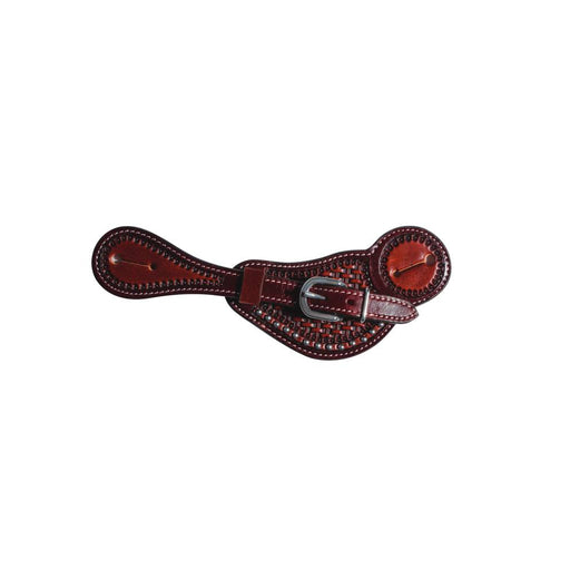 Professional's Choice Dotted Buckaroo Basket Spur Straps Tack - Spur Straps Professional's Choice   
