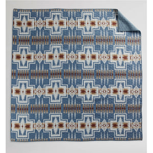 Pendleton Harding Twin Coverlet Set - Denim Blue HOME & GIFTS - Home Decor - Blankets + Throws Pendleton   
