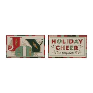 Holiday Saying Safety Matches HOME & GIFTS - Home Decor - Seasonal Decor Creative Co-Op   
