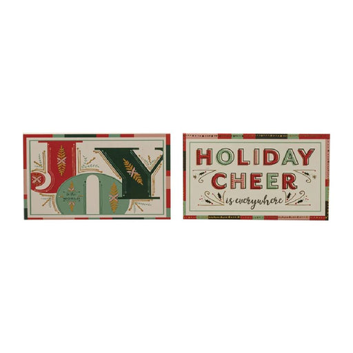 Holiday Saying Safety Matches HOME & GIFTS - Home Decor - Seasonal Decor Creative Co-Op   