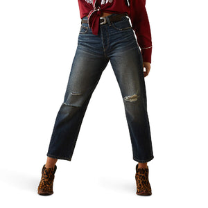 Ariat Women's Ultra High Rise Tomboy Straight Jean - Bora Bora WOMEN - Clothing - Jeans Ariat Clothing   