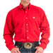 Cinch Men's Solid Red Button Shirt MEN - Clothing - Shirts - Long Sleeve Cinch