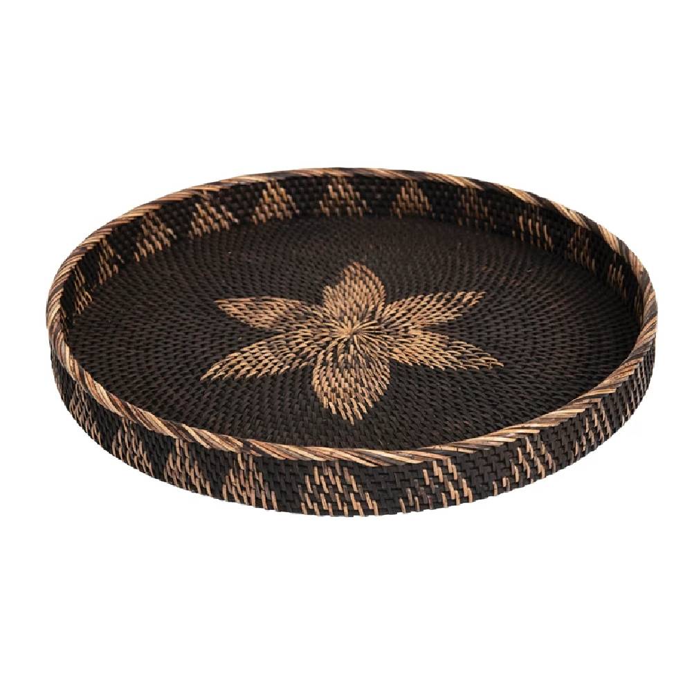 Decorative Hand-Woven Rattan Tray HOME & GIFTS - Home Decor - Decorative Accents Creative Co-Op   