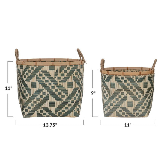 Large Bamboo Basket w/ Handles HOME & GIFTS - Home Decor - Decorative Accents Creative Co-Op   