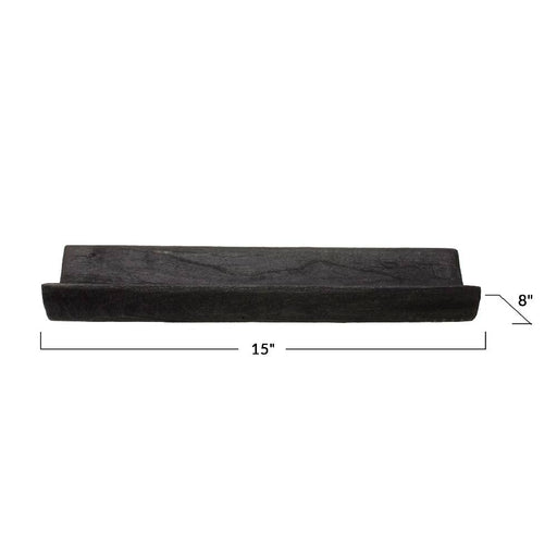 Decorative Paulownia Wood Curved Tray HOME & GIFTS - Home Decor - Decorative Accents Creative Co-Op   