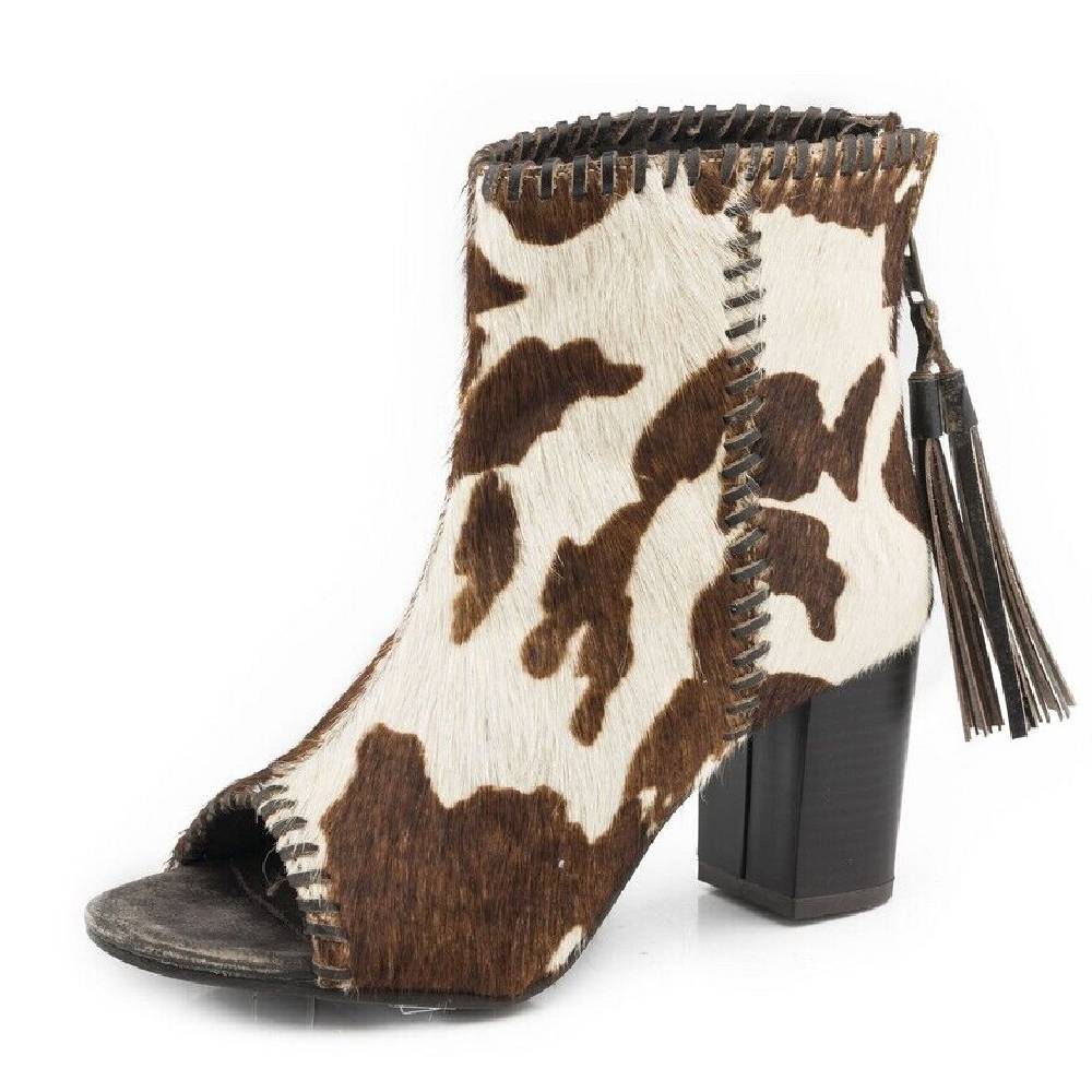 Roper Womne's Open Toe Cow Hair On Sandal- FINAL SALE WOMEN - Footwear - Heels & Wedges Roper Apparel & Footwear   