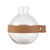 Round Vase w/ Natural Leather Cuff HOME & GIFTS - Home Decor - Decorative Accents Santa Barbara Design Studio   