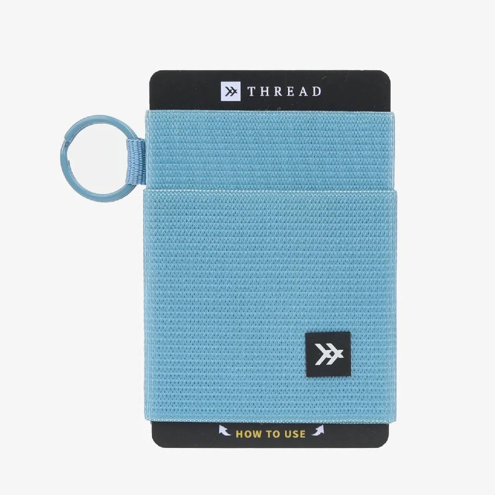 Thread Wallets Elastic Wallet - Surf Blue ACCESSORIES - Additional Accessories - Key Chains & Small Accessories THREAD WALLETS   