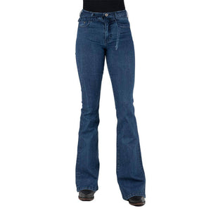 Stetson 921 High Rise Flare Belted Jean - FINAL SALE WOMEN - Clothing - Jeans Stetson   