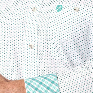 Wrangler George Strait White Print Shirt - FINAL SALE MEN - Clothing - Shirts - Long Sleeve Shirts Wrangler   