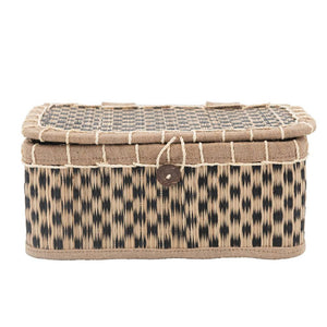 Seagrass Basket w/Lid HOME & GIFTS - Home Decor - Decorative Accents Bloomingville   