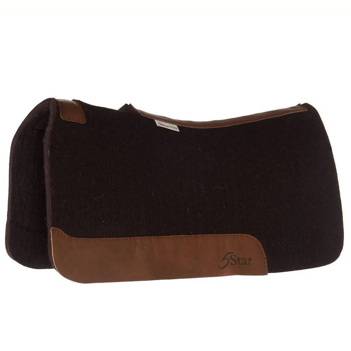 5 Star Pads "The Barrel Racer" - 30x28 Tack - Saddle Pads 5 Star 1/2" Dark Chocolate 