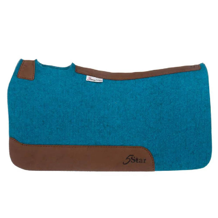 5 Star Pads "The Barrel Racer" - 30x28 Tack - Saddle Pads 5 Star 3/4" Turquoise 