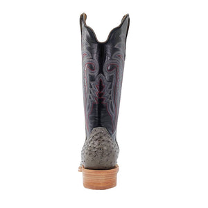 R. Watson Men's Serpentine Full Quill Ostrich Boot - FINAL SALE MEN - Footwear - Exotic Western Boots R Watson   