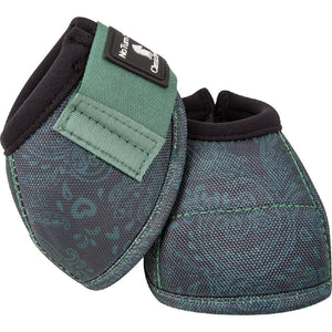 Classic Equine Dy-No-Turn DL Bell Boots Tack - Leg Protection - Bell Boots Classic Equine Spruce Paisley Small 