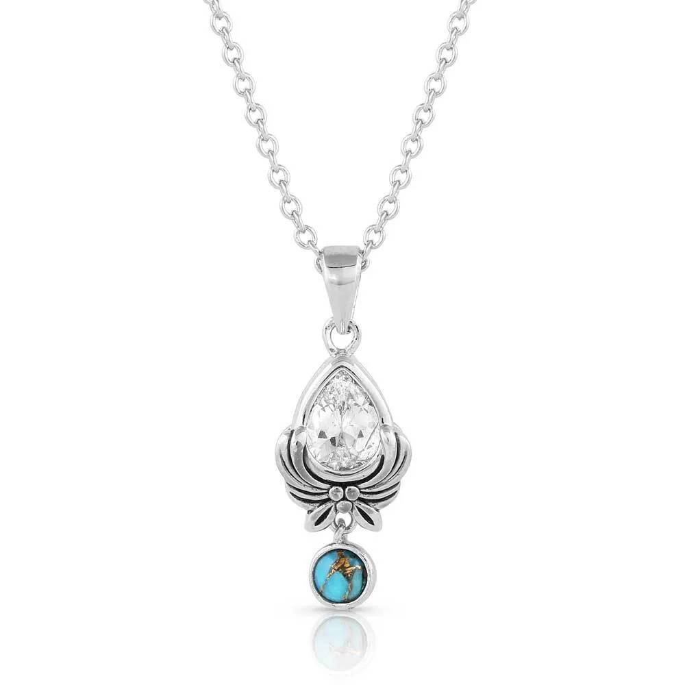 Montana Silversmiths Western Zen Crystal Turquoise Necklace WOMEN - Accessories - Jewelry - Necklaces Montana Silversmiths   